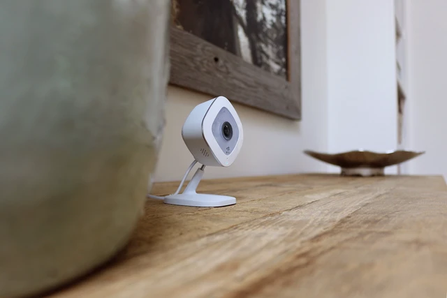 Alt view image 3 of 5 - Arlo (VMC3040-100NAS) Q Wired, 1080p HD Security Camera ^^ Night Vision, Indoor Only, 2-Way Audio ^^ Cloud Storage Included ^^ Works with Alexa (VMC3040), White