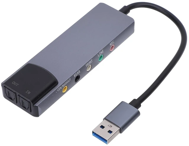 Main image of SENECESLI External USB Sound Card Adapter
