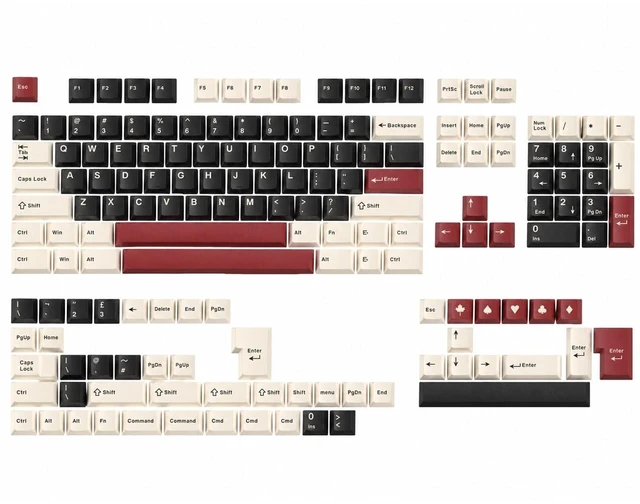 Main image of Fogruaden PBT Keycaps Set, Cherry Profile Custom Keycap for Mechanical Keyboard Keycaps(Cherry Luoma)