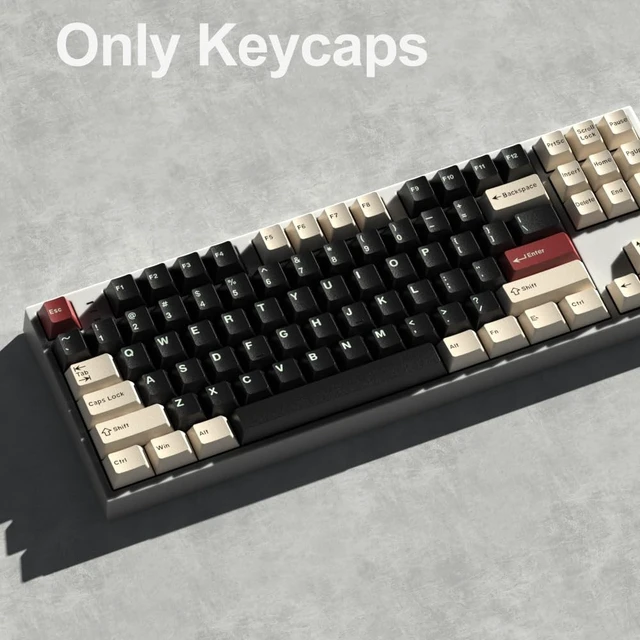 Alt view image 2 of 5 - Fogruaden PBT Keycaps Set, Cherry Profile Custom Keycap for Mechanical Keyboard Keycaps(Cherry Luoma)