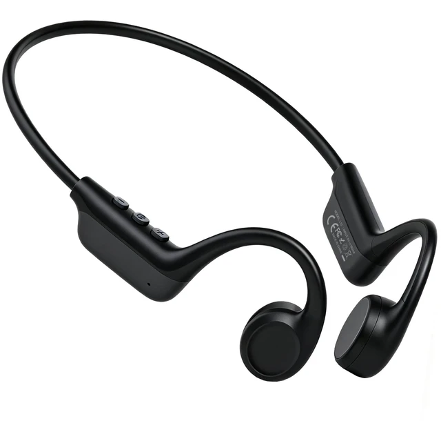 Main image of Wireless Bone Conduction Headphones for Sports, Open-Ear Bluetooth 6.0 Earphones with Built-in Mic, Secure Fit IPX5 Sweatproof, Quick Charge & 10H Playtime for Running, Cycling, Hiking and Work