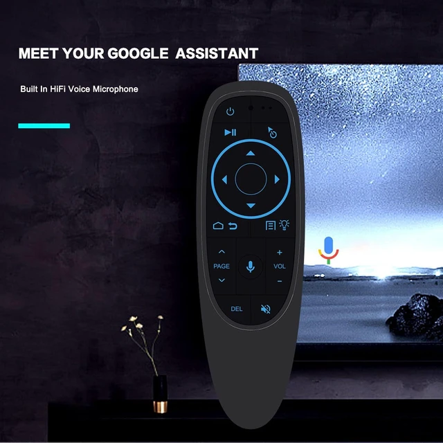 Alt view image 2 of 5 - Air Mouse for Android TV Box, Smart Voice Remote Control, 2.4G and Bluetooth 5.0 Two Modes, for TV Protector Computer, Plug and Play(G10S PRO BT)