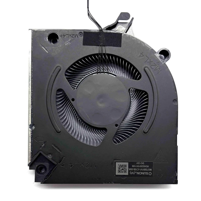Alt view image 3 of 5 - New CPU+GPU Cooling Fan Replacement for DELL Alienware M16 R1