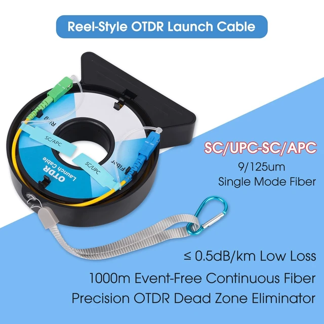Alt view image 3 of 5 - Cookinkitch OTDR Launch Cable, 1000m SC/UPC to SCAPC, 9/125 Single Mode