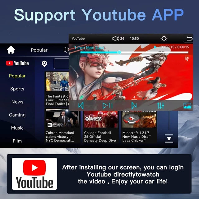 Alt view image 4 of 5 - Uckazy 7" Linux IPS CarPlay Android Auto for BMW E46 3 Series 1999-2005
