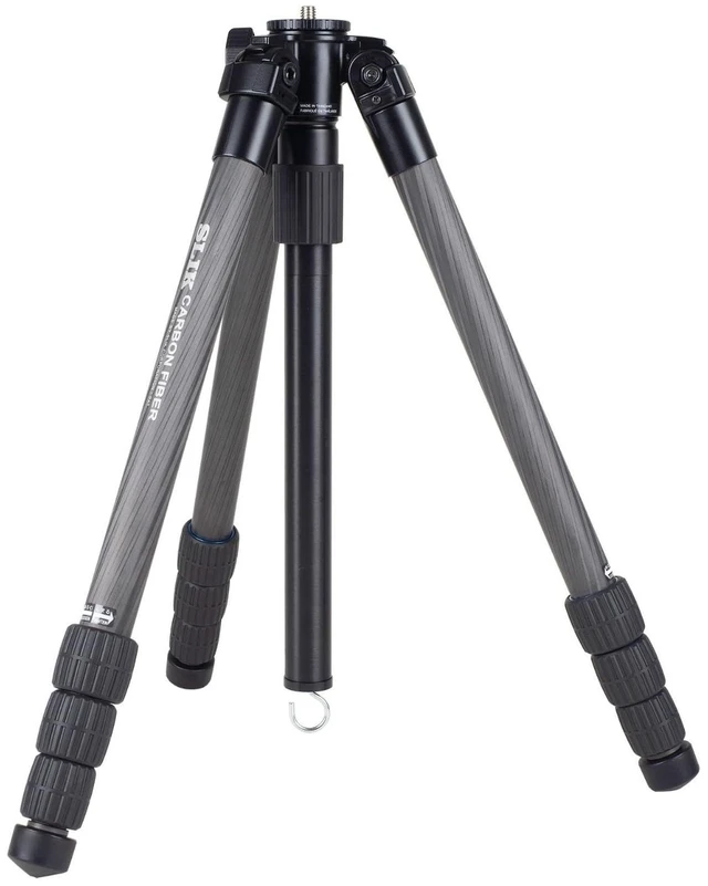 Main image of SLIK PRO CF-834 Heavy Duty Professional Carbon Fiber Tripod Legs 65" Tall (615-923) - Folds Down to 18.9", Weighs 3.4lbs, Supports 39lbs - Perfect for Heavy Photography, Video, and Glassing Equipment