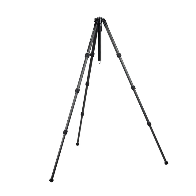 Alt view image 4 of 5 - SLIK PRO CF-834 Heavy Duty Professional Carbon Fiber Tripod Legs 65" Tall (615-923) - Folds Down to 18.9", Weighs 3.4lbs, Supports 39lbs - Perfect for Heavy Photography, Video, and Glassing Equipment