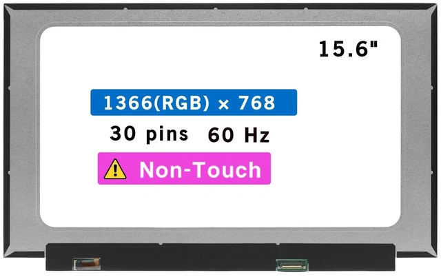 Main image of 15.6" for HP 15-DW1083WM 15-DW0037WM 15-DW0083WM 15-DY1051WM 15-DY1091WM 15-DY1031WM 15-DW1081WM 15-DY2791WM L63568-001 (HD 1366 * 768 Non-Touch) LCD Screen Replacement Display Panel