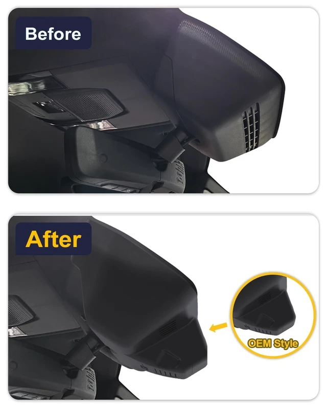 Alt view image 3 of 5 - Fitcamx Front 4K+Rear 1080P Dash Cam for 2024-2027 Toyota Land Cruiser