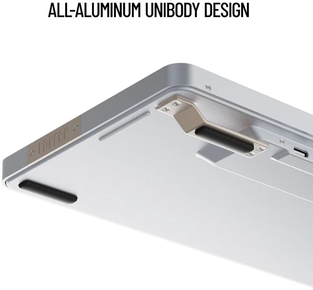 Alt view image 2 of 5 - Flow 100 Keys Low-Profile Mechanical Keyboard, All-Aluminum Body (Black)