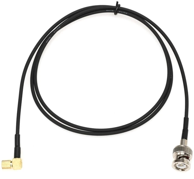 Alt view image 2 of 4 - HangTon BNC to Microdot 10-32 UNF Coaxial Cable for Vibration, Acoustic Transducer Sensor, CTC VibraSens Meggitt PCB, Measure Accelerometer, Ultrasonic Test, GRAS Mic, Epoch 650, Amplifier