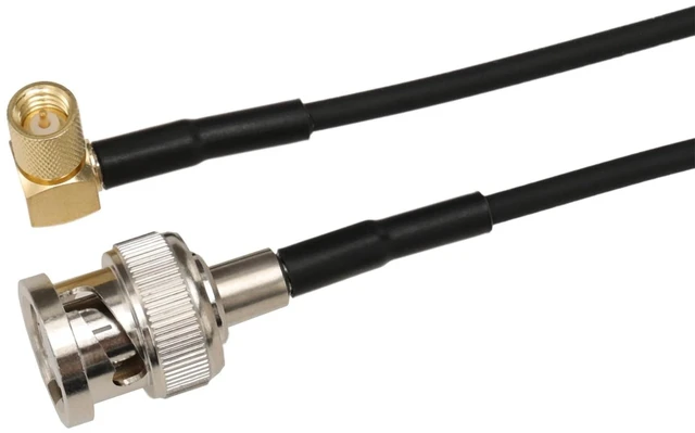 Alt view image 3 of 4 - HangTon BNC to Microdot 10-32 UNF Coaxial Cable for Vibration, Acoustic Transducer Sensor, CTC VibraSens Meggitt PCB, Measure Accelerometer, Ultrasonic Test, GRAS Mic, Epoch 650, Amplifier