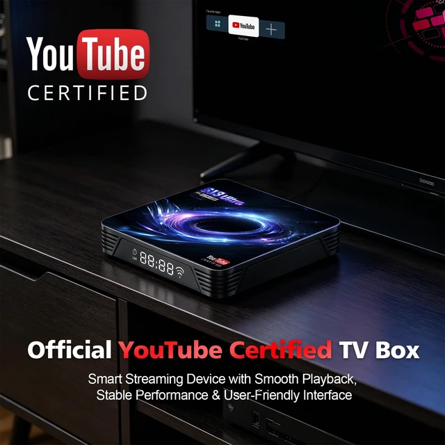 Alt view image 2 of 5 - 2026 Android TV Box 14.0 YouTube Certified 4K Streaming Device for TV