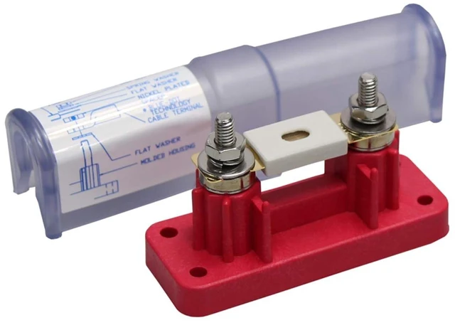 Main image of AIMS Power ANL500KIT Inline Fuse Kit, Includes Fuse Holder and 500 amp Fuse, Compatible with 12V or 24V DC Systems, Can be Connected in Parallel, Works with 7000W Inverters or Smaller