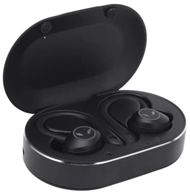 Main image of SUNGOOYUE Q25 PRO 5.4 Wireless Earbuds with ANC, Earhook Design, 5 Hours Playtime, TypeC Charging, Compatible with iOS and (Black)