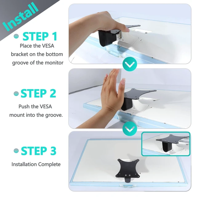 Alt view image 4 of 5 - S27D390H Monitor Stand Compatible with Samsung D360 S27D360 S22D390H