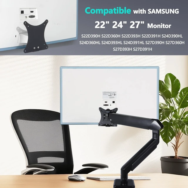 Alt view image 5 of 5 - S27D390H Monitor Stand Compatible with Samsung D360 S27D360 S22D390H