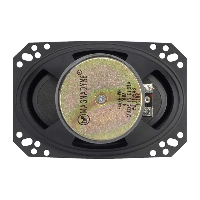 Alt view image 4 of 5 - Magnadyne 4x6 Coaxial Speakers with Silk Dome Tweeter, Crisp Highs & Clear Bass for Cars, RVs, Home - Pair