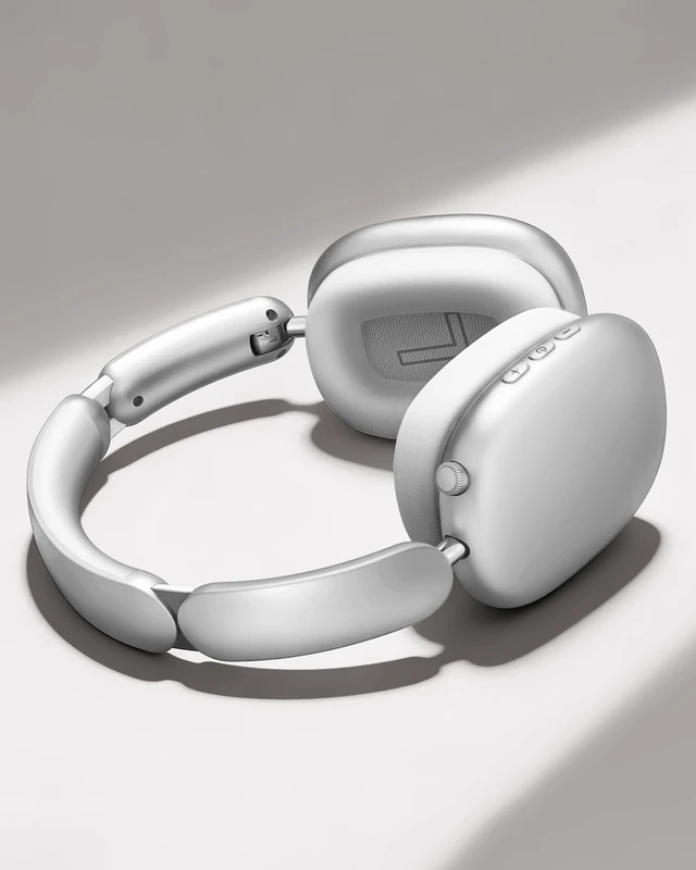 Alt view image 2 of 5 - Wentronic Y02 Active Noise Cancelling Wireless Headphones, Silver