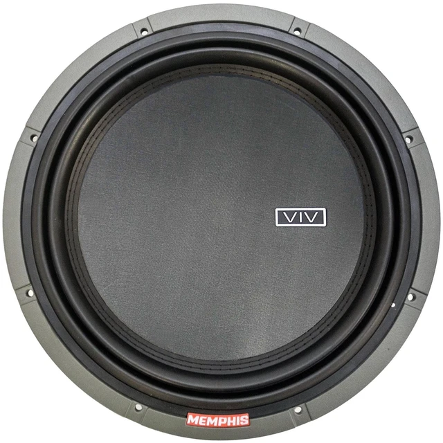 Alt view image 3 of 5 - Memphis VIV1212 VIV 12" 1 OR 2 OHM Subwoofer with Flex Selectable Impedance Technology