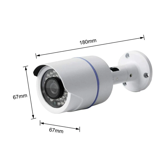 Alt view image 3 of 5 - Night Watch Security 1 Pack Analog HD 1080p Wired Bullet Camera (White, Camera Only, Compatible with Night Owl DVRs)