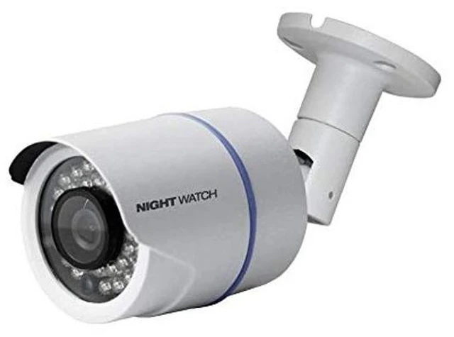 Main image of Night Watch Security 1 Pack Analog HD 1080p Wired Bullet Camera (White, Camera Only, Compatible with Night Owl DVRs)