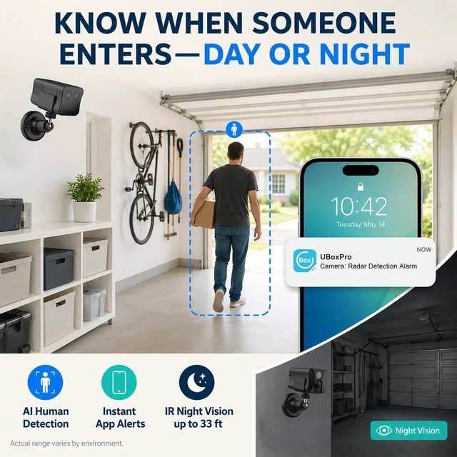 Alt view image 5 of 5 - 4G LTE Cellular Security Camera No WiFi Needed, Dual Lens 2K Mini Camera