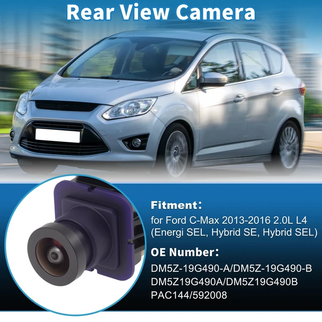 Alt view image 2 of 5 - A ABSOPRO DM5Z-19G490-A Rear View Camera for Ford C-Max 2013-2016 2.0L 4