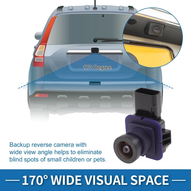 Alt view image 3 of 5 - A ABSOPRO DM5Z-19G490-A Rear View Camera for Ford C-Max 2013-2016 2.0L 4