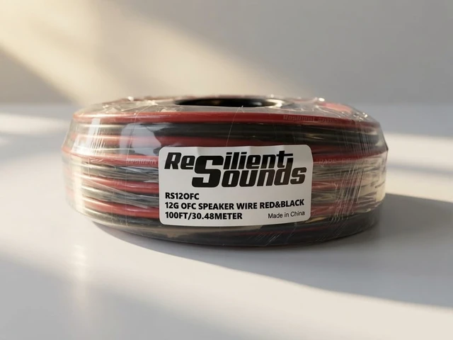 Alt view image 4 of 5 - Resilient Sounds 12G OFC Competition Grade Speaker Wire Red/Black 100FT