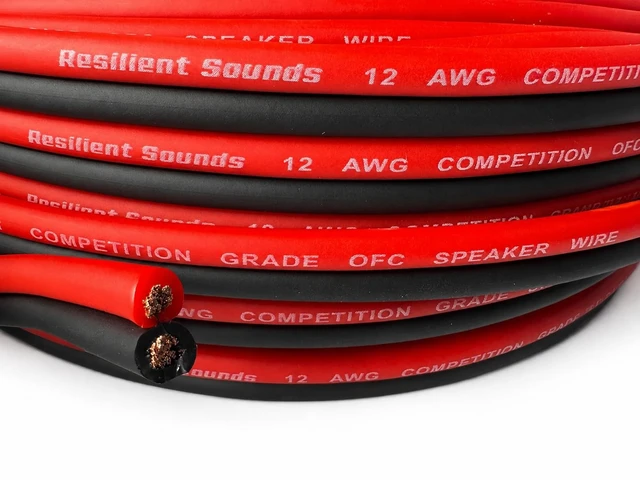 Alt view image 3 of 5 - Resilient Sounds 12G OFC Competition Grade Speaker Wire Red/Black 100FT