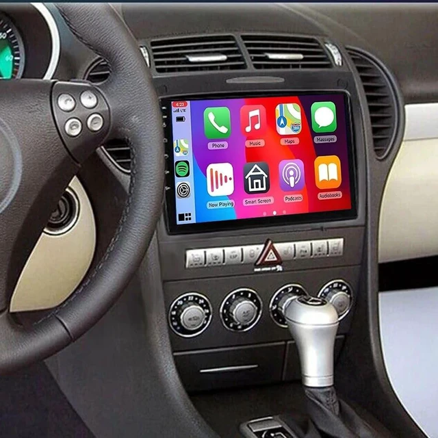 Alt view image 2 of 5 - 2+32G Android 13 Car Radio for Mercedes R171 SLK200 SLK280 SLK300 SLK350 SLK55 2004-2010, 10 Inch Screen Stereo Bluetooth Double Din Radio with Wireless Carplay Android Auto GPS WiFi RDS Backup
