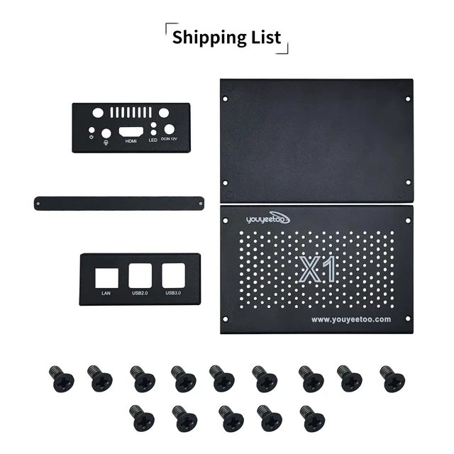 Alt view image 5 of 5 - youyeetoo X1 Metal Case-Small Tough and Versatile with Various Connection Ports