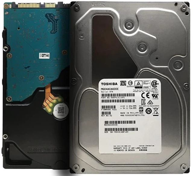 Main image of Toshiba MG04ACA600E 6TB 3.5" SATA 6GBPS Enterprise HDD