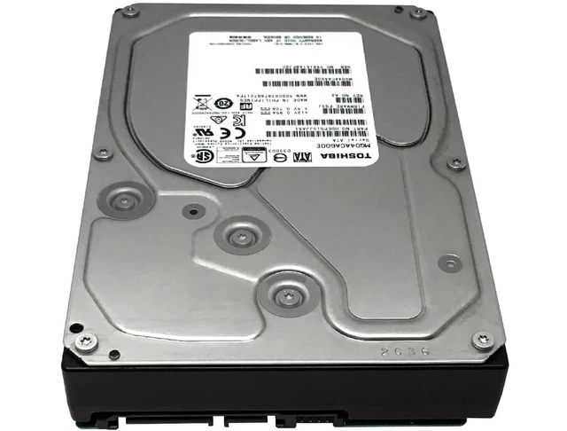 Alt view image 3 of 5 - Toshiba MG04ACA600E 6TB 3.5" SATA 6GBPS Enterprise HDD