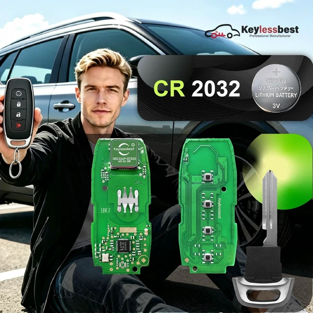 Alt view image 5 of 5 - 2 Keylessbest Replacement for 2022 2023 2024 2025 Nissan Kicks Rogue Pathfinder Key Fob Remote Control KR5TXPZ1 4 Buttons 434MHz