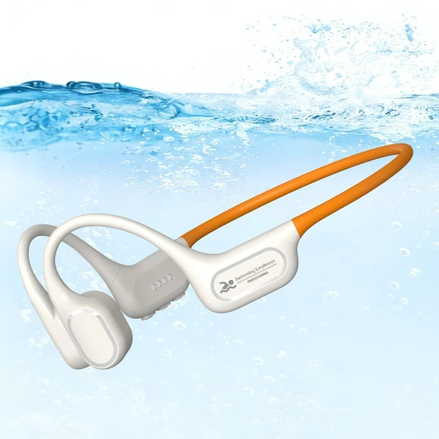 Main image of Bone Conduction Swimming Headphones,IPX8 Waterproof Open Ear Swim Earbuds