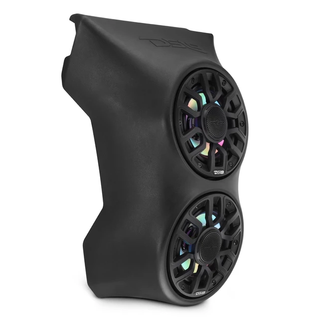Alt view image 5 of 5 - DS18 Can-Am Maverick X3 Speaker Pod (2017+) Empty Waterfall Center Console Enclosure for (2) 6.5 Speakers, Sealed PE Box, IP65 Water-Resistant, UV Protected, OEM Fit Audio Upgrade