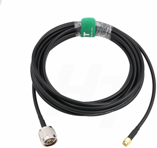 Main image of HangTon Male N to Male RP-SMA RG58/U WiFi Router Antenna Coax Cable Low Loss Signal Enhancer (5)