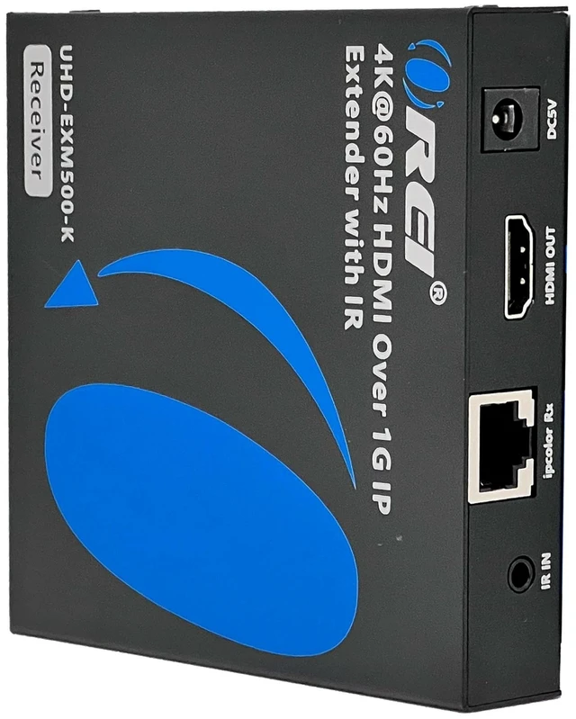 Main image of OREI Receiver Only 4K HDMI Extender Over IP, CAT6, 500ft Loop Out, 1-Way IR
