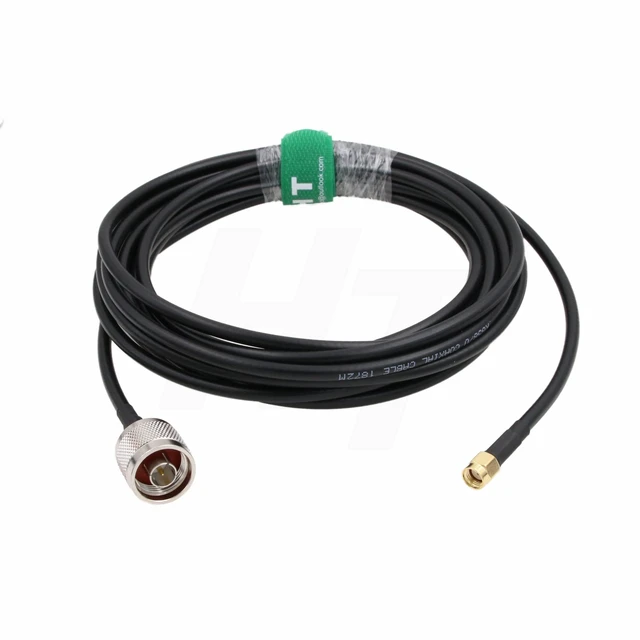 Alt view image 4 of 4 - HangTon Male N to Male RP-SMA RG58/U WiFi Router Antenna Coax Cable Low Loss Signal Enhancer (5)