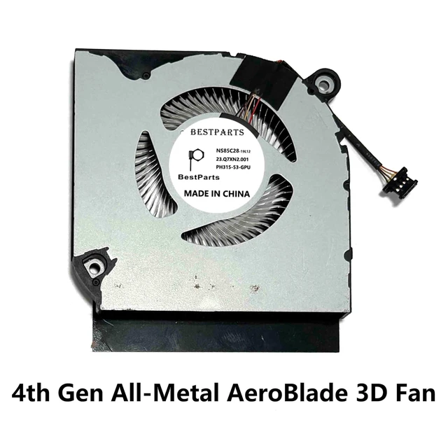 Alt view image 3 of 4 - New CPU+GPU Cooling Fan for ACER Predator Helios 300, PH315-53