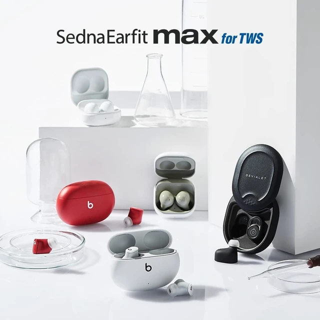 Alt view image 4 of 5 - AZLA SednaEarfit MAX for TWS, Earbud Tips for Beats, Medical Silicone