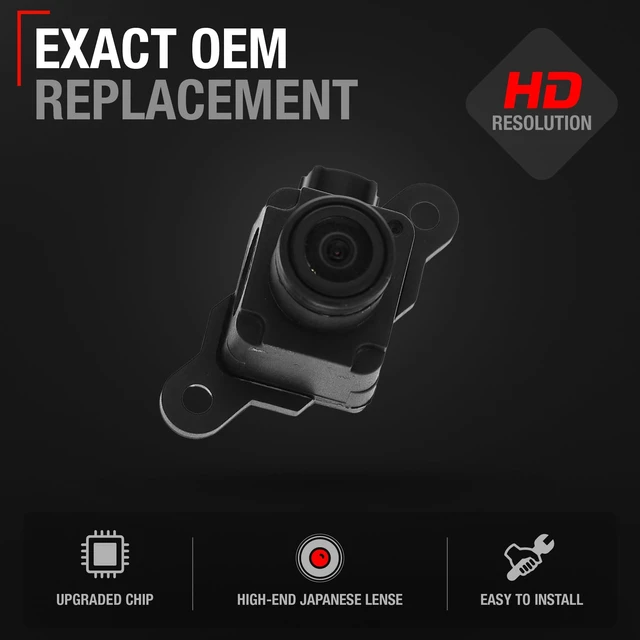 Alt view image 2 of 5 - Rear View Backup Camera, Reverse Park Assist - Compatible with 2016-2020 Dodge Durango - OEM 68367610AB, CH1960107