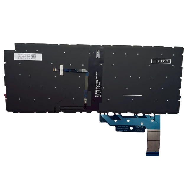 Alt view image 2 of 5 - New for HP Pro x360 Fortis 11 G9x G10 G11 EliteBook 1040 G11 2-in-1 1040 14 inch G9 G10 G11 14-EU 14t-EU Keyboard Backlit with Ai Key Without Frame (Grey Function Keys)