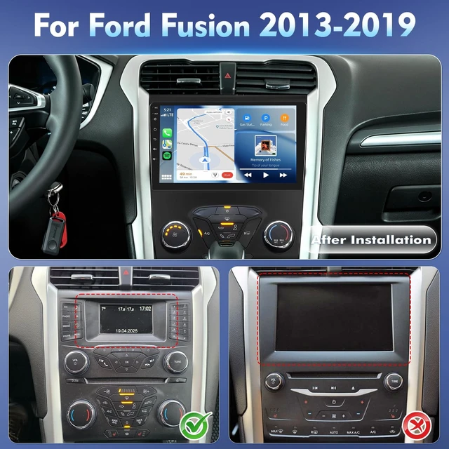Alt view image 2 of 5 - 4Core+64G Android Car Radio for Ford Fusion Mondeo 2013-2019