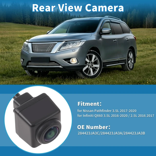 Alt view image 2 of 5 - A ABSOPRO 284423JA3C Rear View Camera for Nissan Pathfinder 3.5L 2017-2020