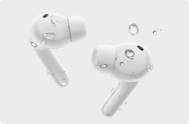 Alt view image 2 of 5 - HONOR Choice S8 Wireless Earbuds ^^ Bluetooth in-Ear Headphones ^^ Stereo Sound ^^ Hands-Free Calling ^^ Comfortable Fit ^^ Multi-Device ^^ White
