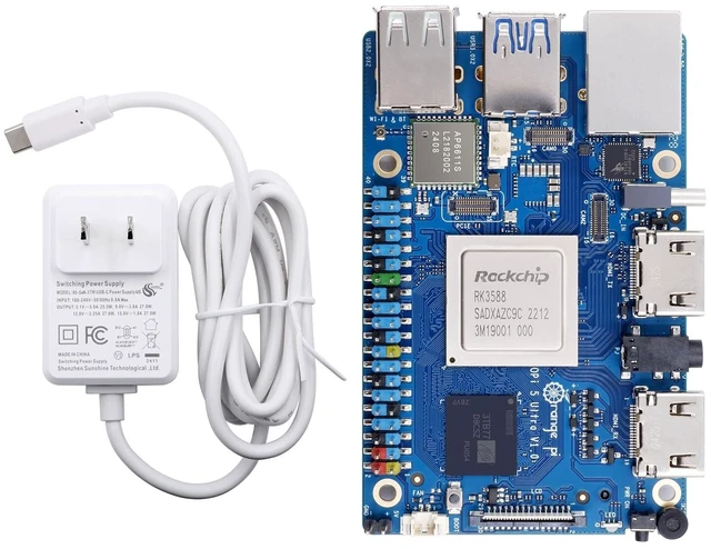 Main image of Orange Pi 5 Ultra 8GB/16GB LPDDR5 Rockchip RK3588 8-Core 64-Bit Single Board Computer, Wi-Fi 6E/Bluetooth 5.3/BLE, Development Board Run Linux/Ubuntu/Debian/Android (8GB+Power Supply)