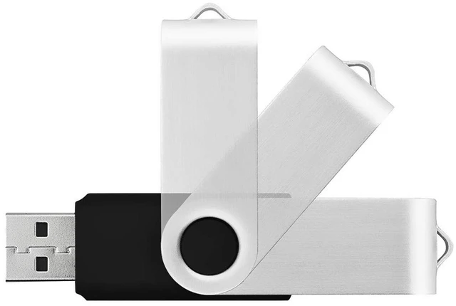Alt view image 4 of 5 - Aiibe 2GB Flash Drive 10 Pack Bulk 2G USB Flash Drive Thumb Drives USB 2.0 Memory Stick Data Storage Jump Drives (2GB, 10 Pack, Black)